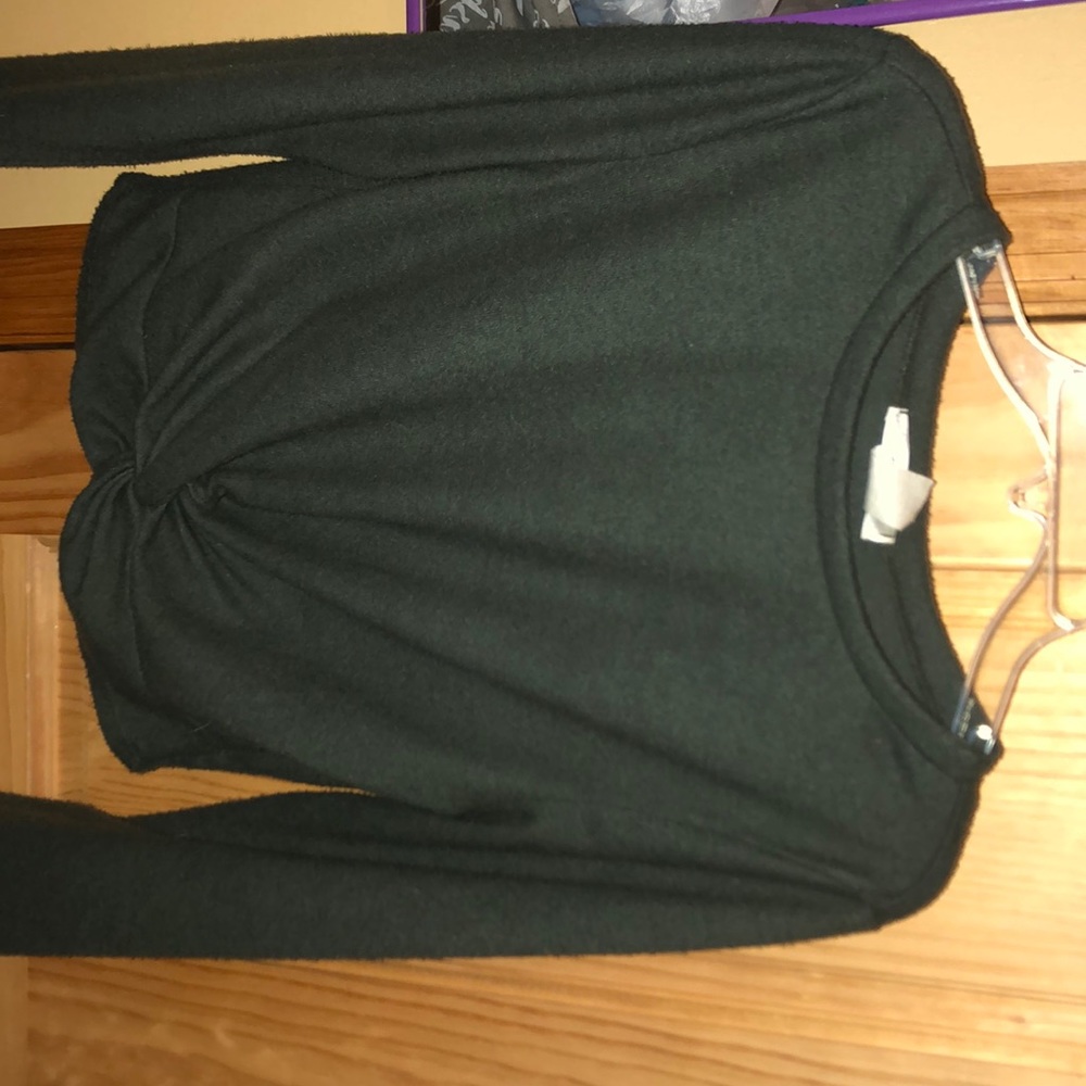 Green sweater